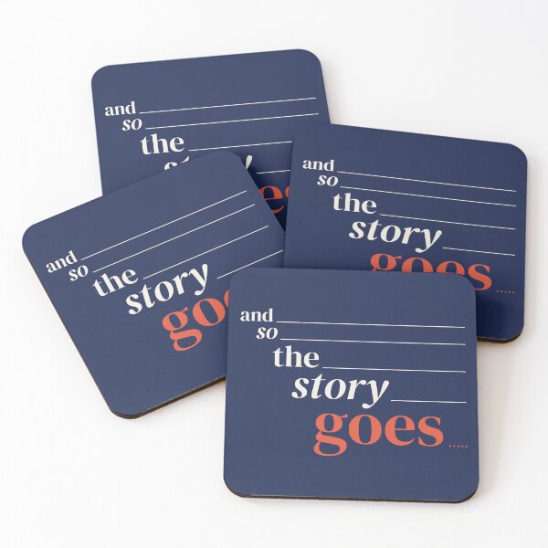 Item preview, And So The Story Goes Typography Quote designed and sold by Tad & smidgen.