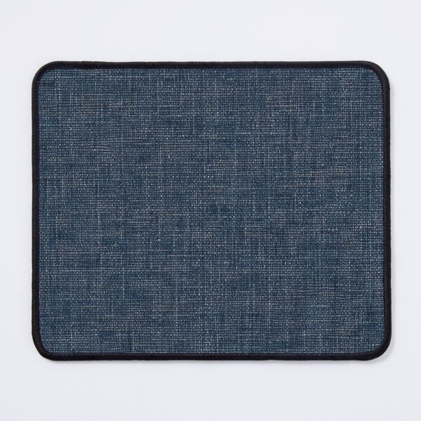 Item preview, Indigo Blue Printed Linen Texture designed and sold by Apex Designs.