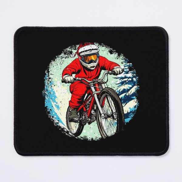 Item preview, MTB Biker Christmas / Santa Mountain Biker designed and sold by Soulskier.