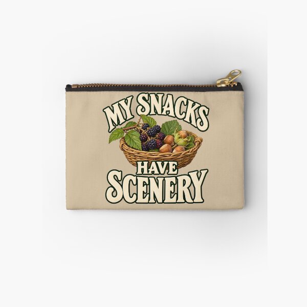 Item preview, My Snacks Have Scenery — Blackberry and Hazelnut Foraging Design designed and sold by VioVibe.
