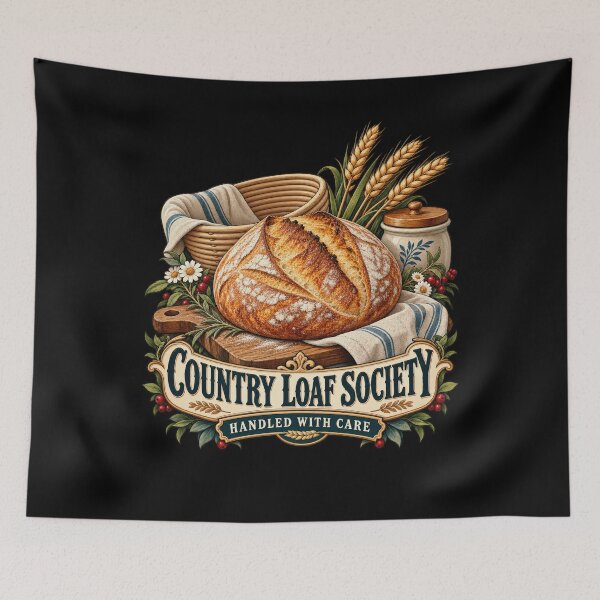 Item preview, Country Loaf Society Handcrafted Artisan Sourdough Baker designed and sold by Aqouiatiqe.