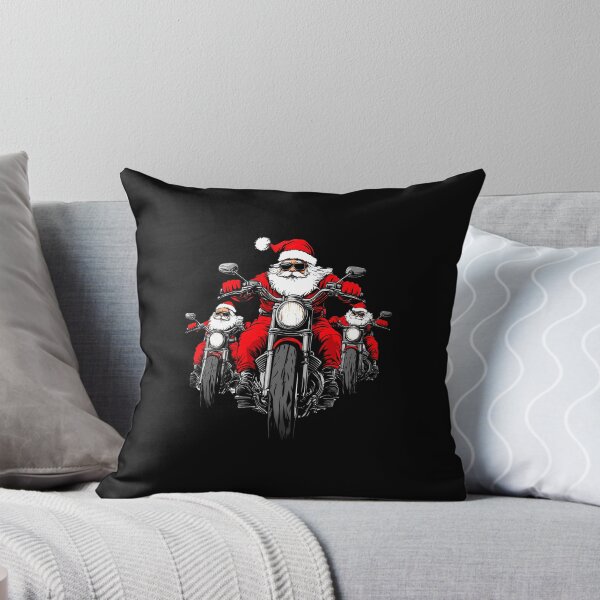 Item preview, Motorcyclist Christmas / Santa Motorcycle designed and sold by Soulskier.