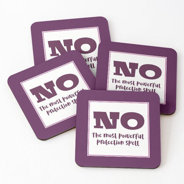 Item preview, NO Is the Most Powerful Protection Spell | Witchy Halloween designed and sold by Becky-Poppins.