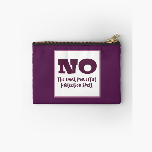 Item preview, NO Is the Most Powerful Protection Spell | Witchy Halloween designed and sold by Becky-Poppins.