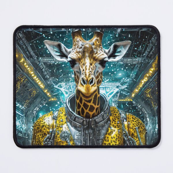 Item preview, Giraffe astronaut in spaceship designed and sold by Claudia-Evans.