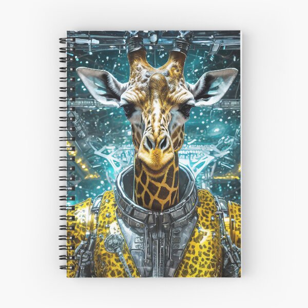 Item preview, Giraffe astronaut in spaceship designed and sold by Claudia-Evans.