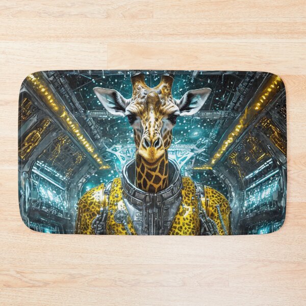 Item preview, Giraffe astronaut in spaceship designed and sold by Claudia-Evans.