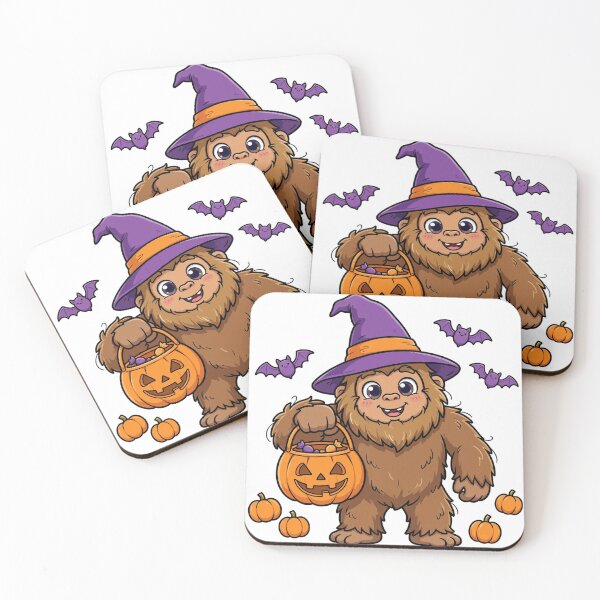 Item preview, Bigfoot Halloween Cute Sasquatch Shirt - Trick or Treat Tee designed and sold by Gurrteg.