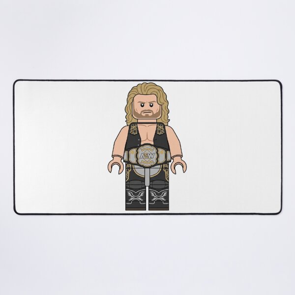 Item preview, Hangman Adam Page AEW World Champion Minifig designed and sold by Bad-Decisions-Designs.