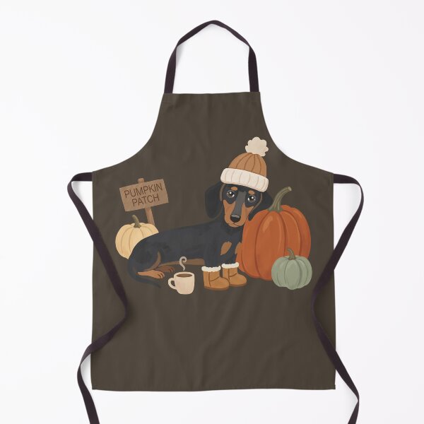 Item preview, Cozy Dachshund Pumpkin Patch Days and Coffee Breaks designed and sold by FreshVibe Prints.