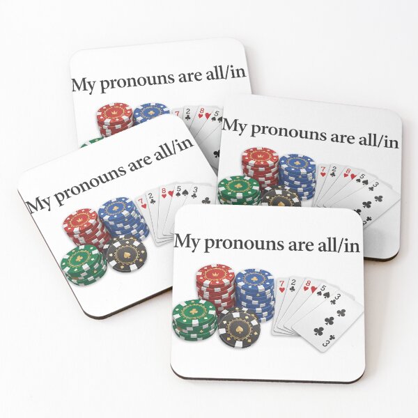 Item preview, My pronouns are all/in designed and sold by brkvdesign.