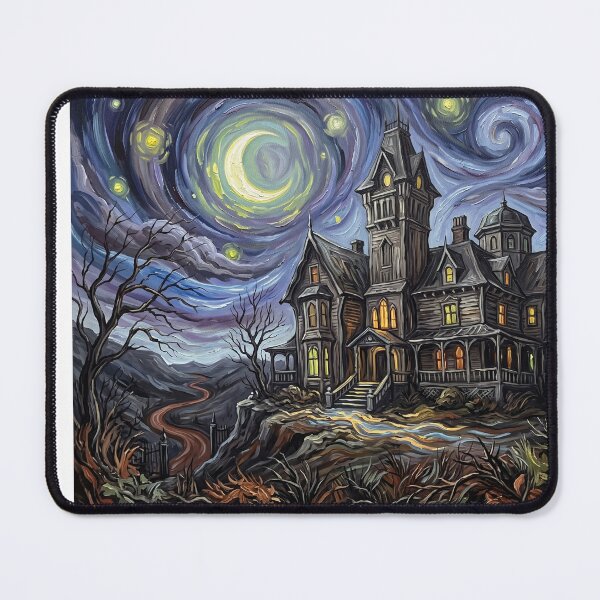 Item preview, Hill House Haunting Netflix Gothic Starry Night designed and sold by Bad-Decisions-Designs.