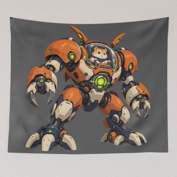 Item preview, Hamster Mech designed and sold by ZmUGaminG.