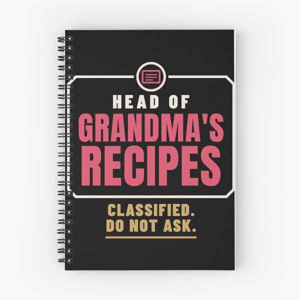 Item preview, Head of Grandma's Recipes Secret Family Role designed and sold by T-J-WHATEVER.