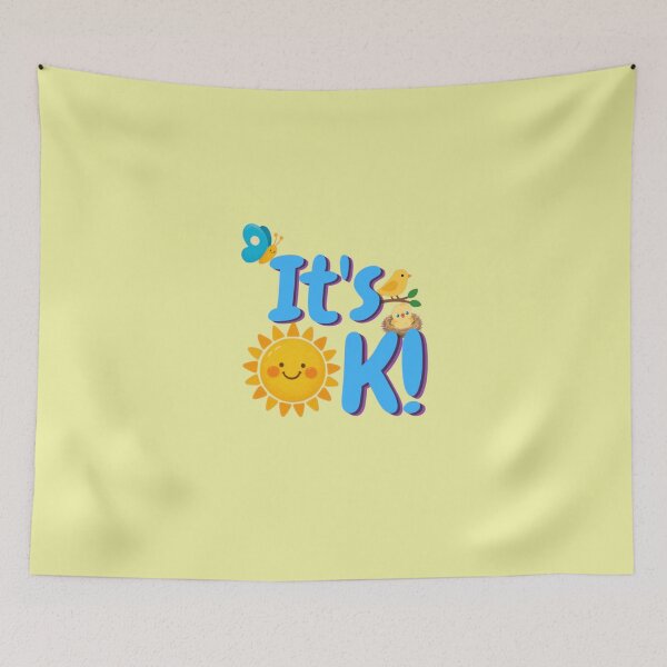 Item preview, It's ok cute doodle sticker  designed and sold by DoneAndDusted.