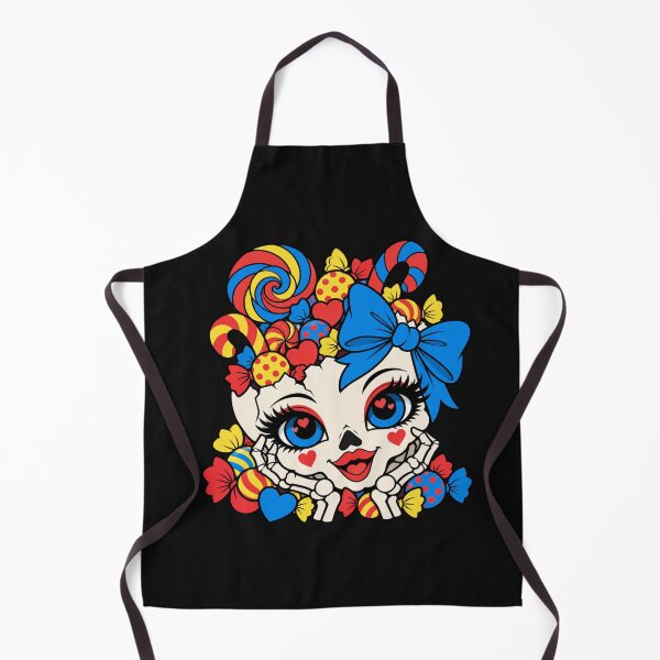 Item preview, Cute Red and Blue Candy Skull Halloween designed and sold by Aimetoi.