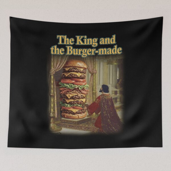 Item preview, The King and the Burger-made.  designed and sold by EunsooLee.