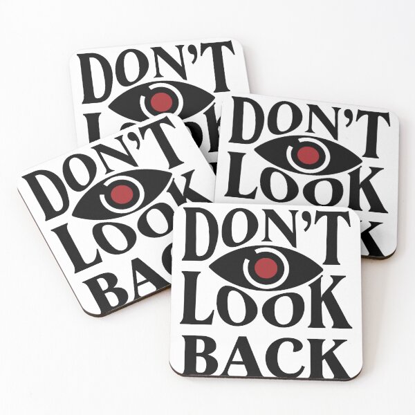 Item preview, DON'T LOOK BACK - Dark Eye Typography designed and sold by ACHU67.