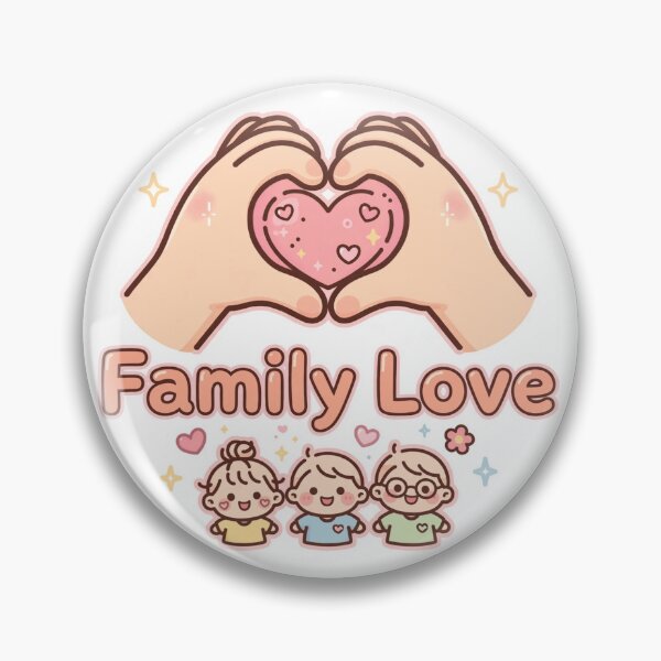 Item preview, Family Love - Cute Heart Hands Family Reunion Gift designed and sold by prithvi chand.