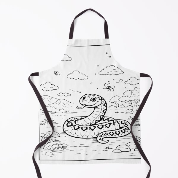 Item preview, Coloring book style print. Viper designed and sold by MS Production.
