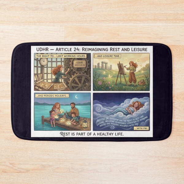 Item preview, The right to rest and fair working conditions designed and sold by Mianku | Für das Leben.
