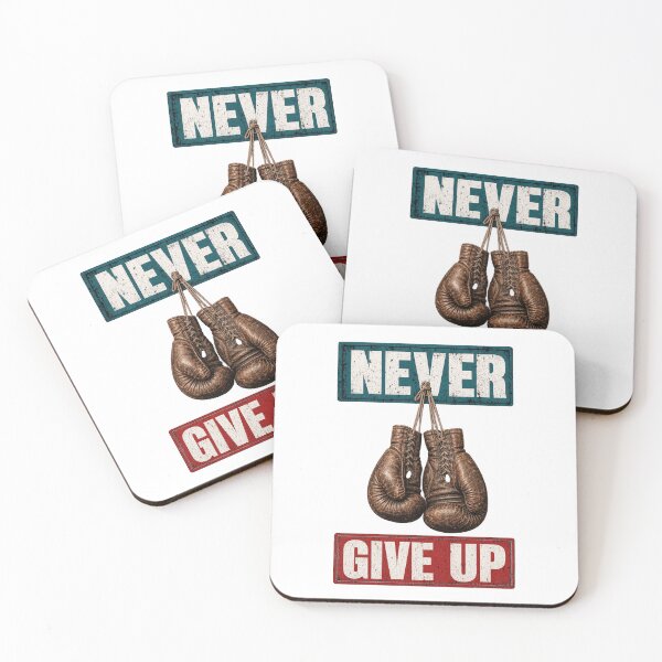 Item preview, Never Give Up Boxing Gloves designed and sold by KippyMcCall.