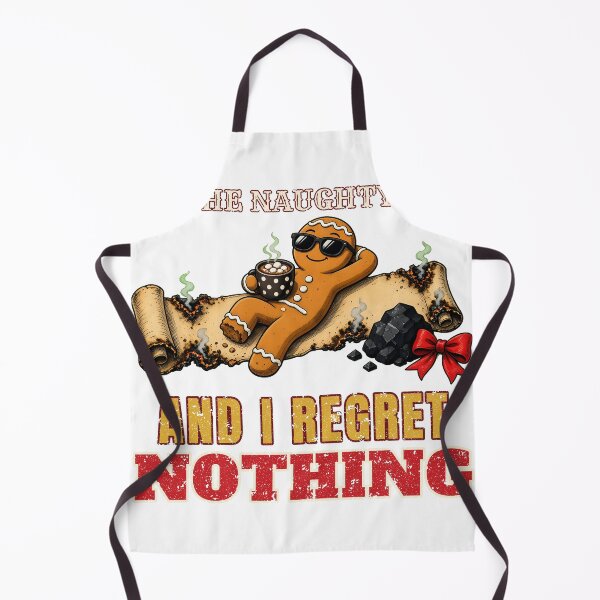 Item preview, On The Naughty List And I Regret Nothing Christmas designed and sold by RobinHoodShirts.