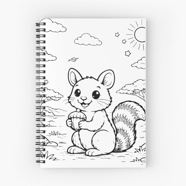 Item preview, Coloring book style print. Xerus designed and sold by MS Production.