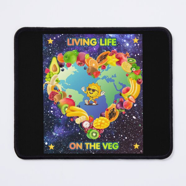 Item preview, Living Life On The Veg Funny Gifts For Vegetarians designed and sold by zebek-design.