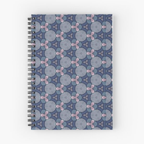 Item preview, Soft Lilac Dusty Mauve Slate Blue Indigo Hexagonal Triquetra Tile Pattern Mandala - Duvet Cover designed and sold by ArithraStudio.