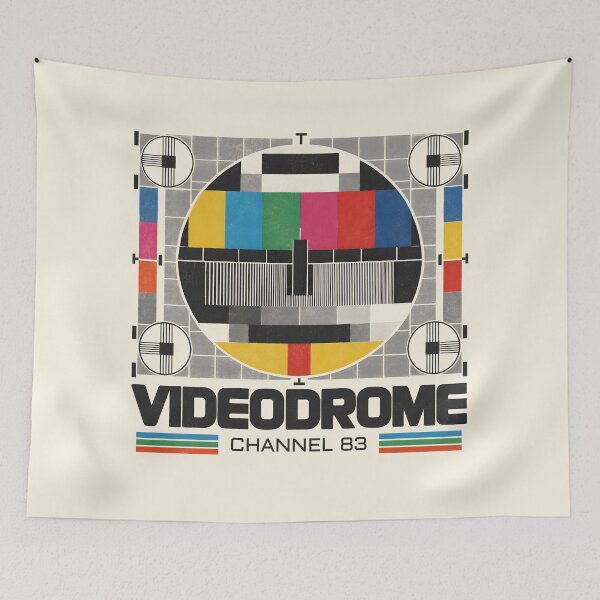 Item preview, Videodrome (1983) – Retro TV Test Pattern Channel 83 designed and sold by gogopachinko.