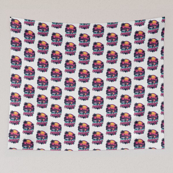 Item preview, Vaporwave Palm Trees Sunset Retro Aesthetic Tropical Landscape Design designed and sold by Maxim Burner.