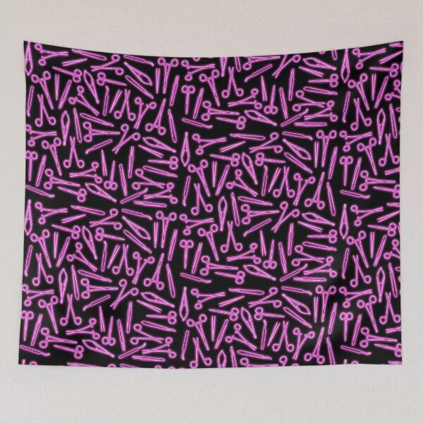 Item preview, Neon Pink Surgical Tools Pattern designed and sold by emmacatwheels.