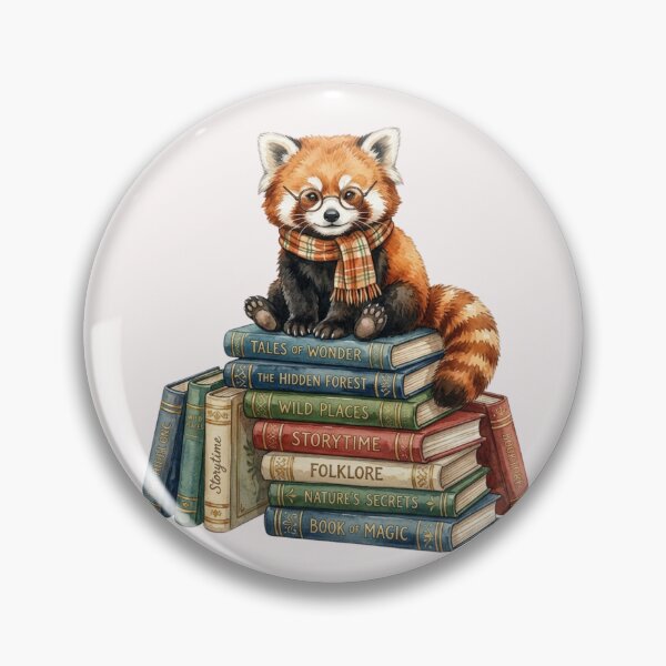 Item preview, Cute Red Panda Sitting On Books Reader Gift designed and sold by bvdesignart.