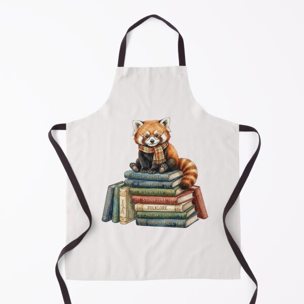 Item preview, Cute Red Panda Sitting On Books Reader Gift designed and sold by bvdesignart.