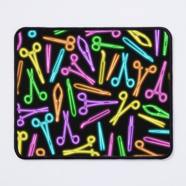 Item preview, Rainbow Neon Surgical Tools Pattern designed and sold by emmacatwheels.