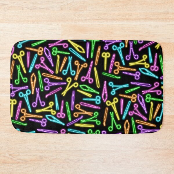 Item preview, Rainbow Neon Surgical Tools Pattern designed and sold by emmacatwheels.