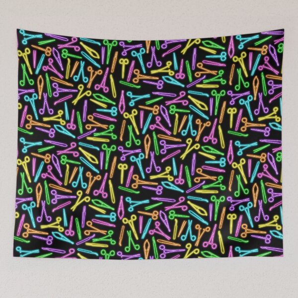 Item preview, Rainbow Neon Surgical Tools Pattern designed and sold by emmacatwheels.