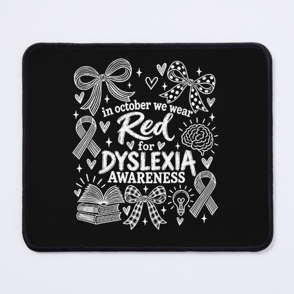 Item preview, Dyslexia Awareness Red Ribbon designed and sold by Pider-Vampire.