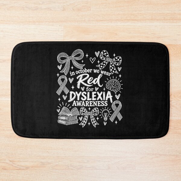 Item preview, Dyslexia Awareness Red Ribbon designed and sold by Pider-Vampire.