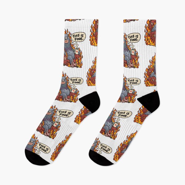 Item preview, This Is Fine Pigeon Coffee Dark Humor designed and sold by MonkiFlipp.
