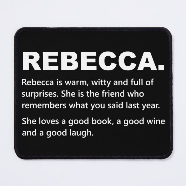 Item preview, Rebecca Name Funny Personalized Gift for Her designed and sold by Mygoodees.