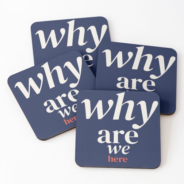 Item preview, Why Are We Here Philosophy Typography Quote designed and sold by Tad & smidgen.