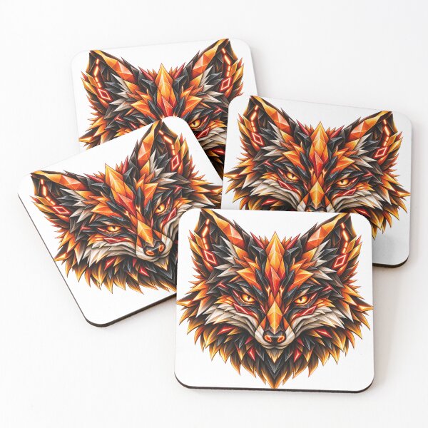 Item preview, Cyber Fox / Prism Animal Mask Collection designed and sold by ValentynaTyshenkoArt.