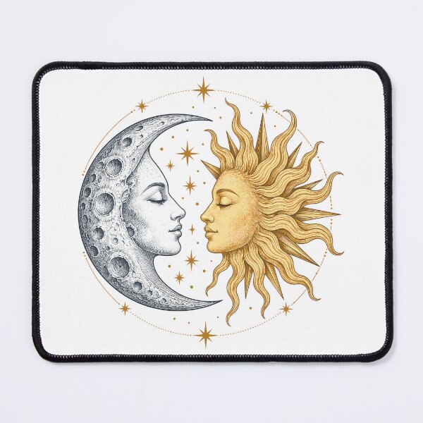 Item preview, Celestial Sun and Moon Faces Vintage designed and sold by andre-hollow.