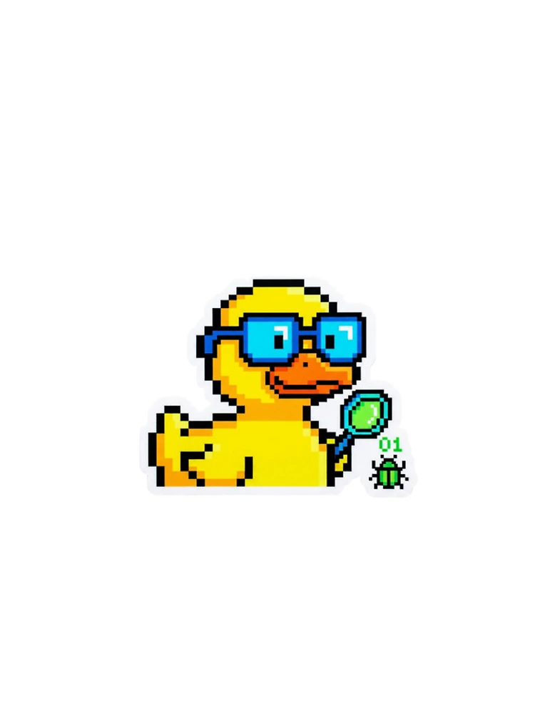 Thumbnail 4 of 4, iPhone Case, Rubber Duck Debugging - Funny Software Engineer Coding Sticker designed and sold by ravyin.