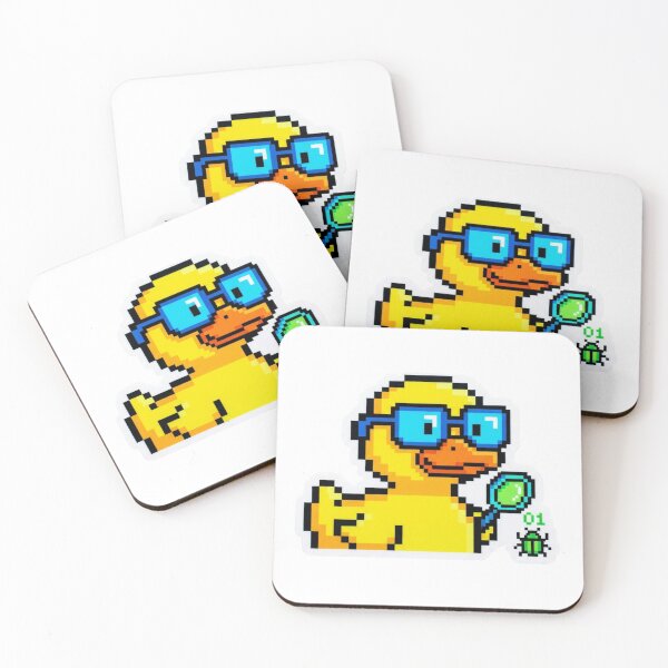 Item preview, Rubber Duck Debugging - Funny Software Engineer Coding Sticker designed and sold by ravyin.