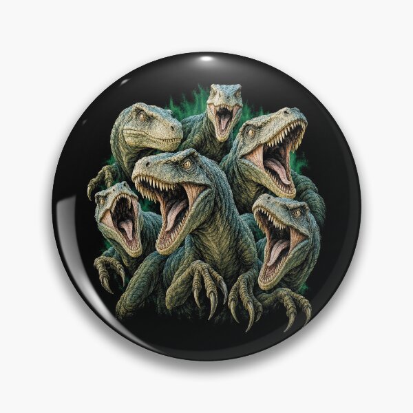 Item preview, Roaring Velociraptor Pack Illustration designed and sold by SassCity.