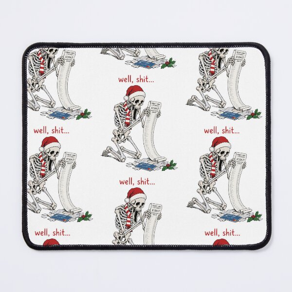 Item preview, Christmas Debt Skeleton Credit Card Statement Humor designed and sold by RDGNR.