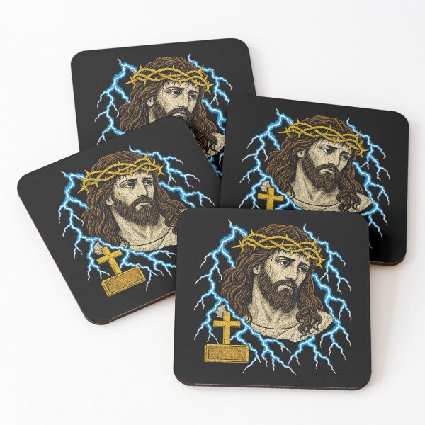 Item preview, Jesus Portrait with Crown of Thorns designed and sold by SassCity.